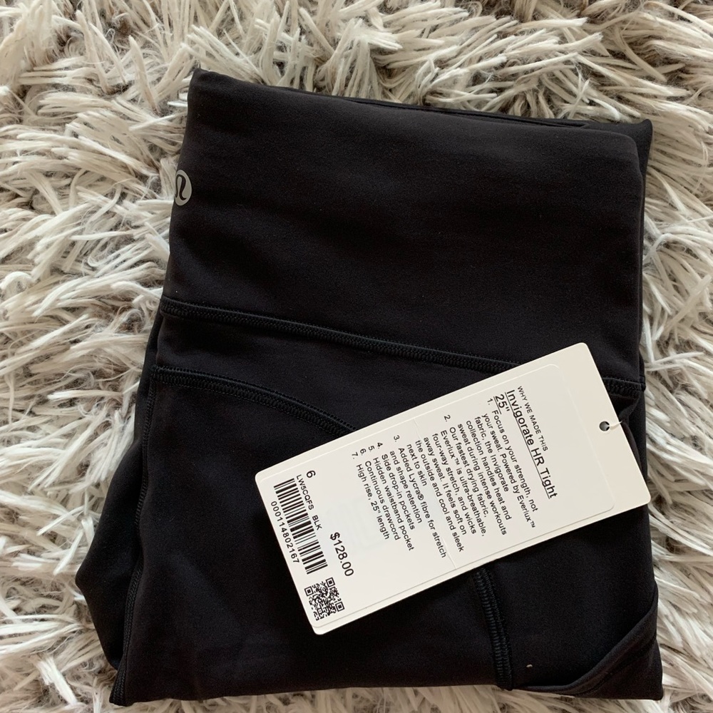 🍋LULULEMON INVIGORATE HR 🍋